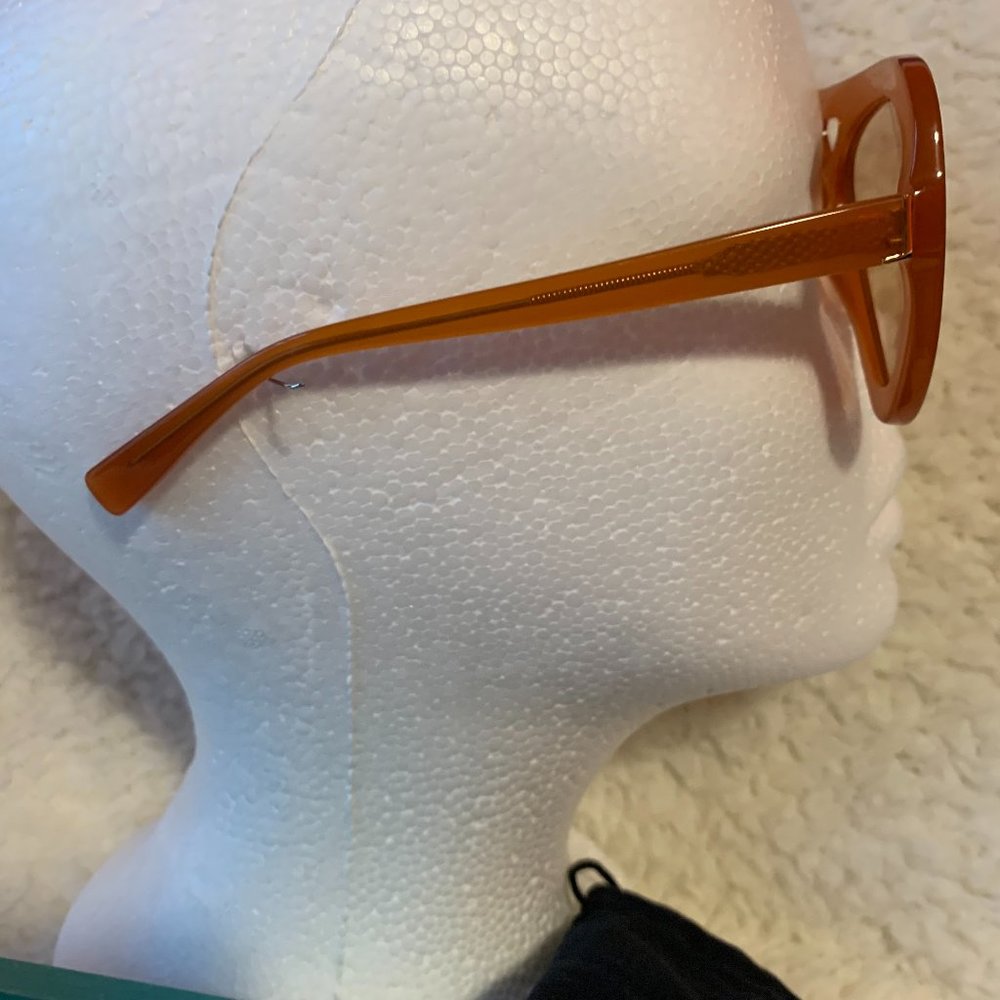 Derek Lam Charlotte Sunglasses Amber NWOT - Picture 4 of 9